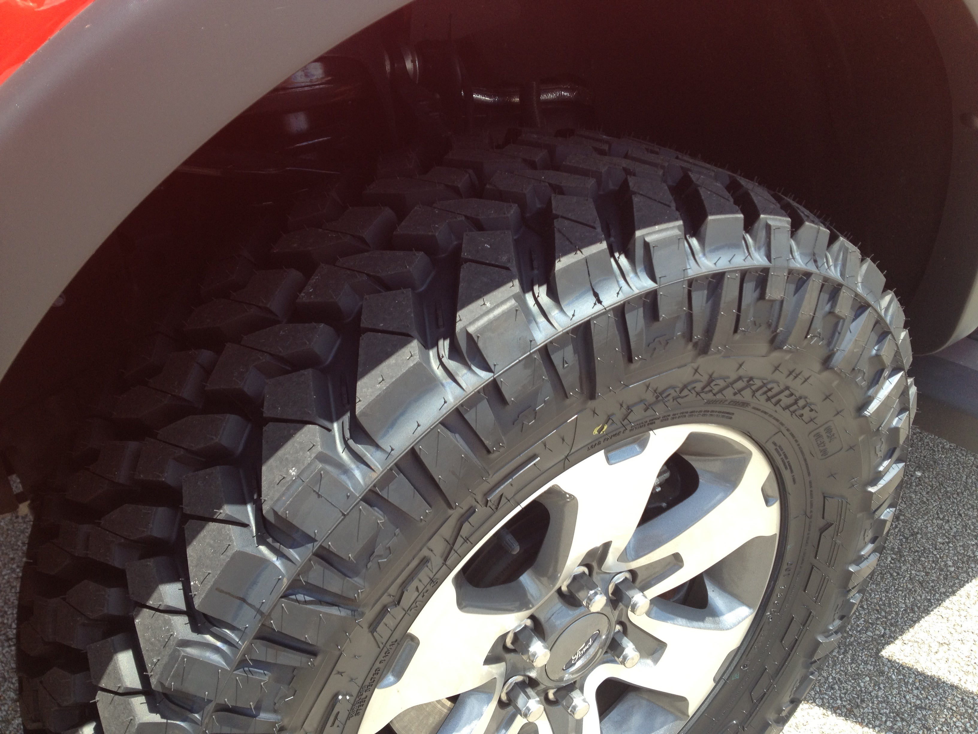 2005 Ford F150 Tire Size Chart